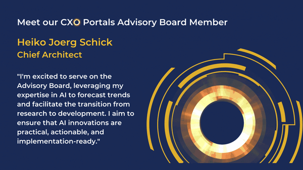 I joined the CXO Portals Advisory Board